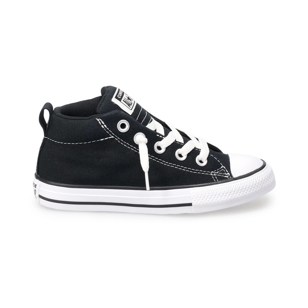 Converse Kids Black and White Slippers